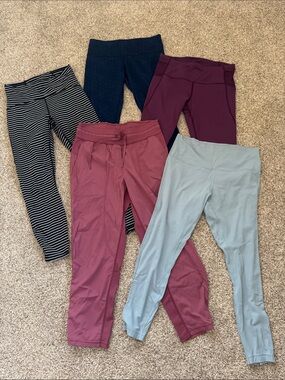 Lululemon Activewear Leggings & Joggers - bundle. Size 8 except one that is 12